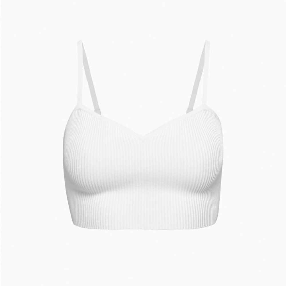 Babaton Sculpt Knit Sweetheart Cropped Tank
